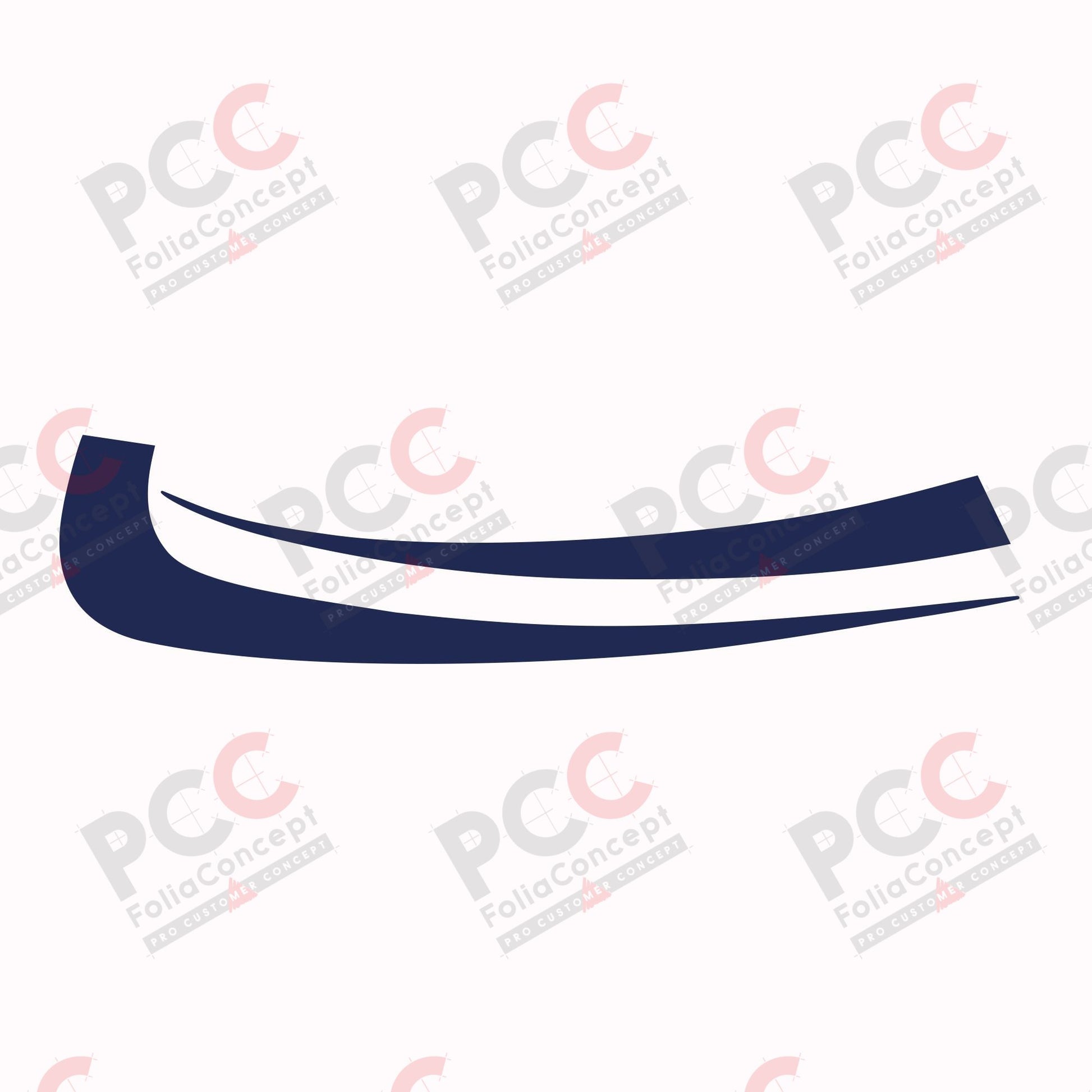 Aufkleber Design Auge A/B 2-tlg blau links