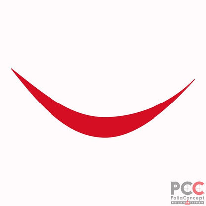 Aufkleber Design Auge C rot links