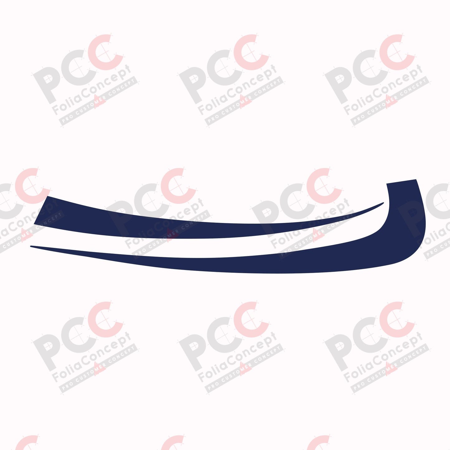 Aufkleber Design Auge A/B 2-tlg blau rechts