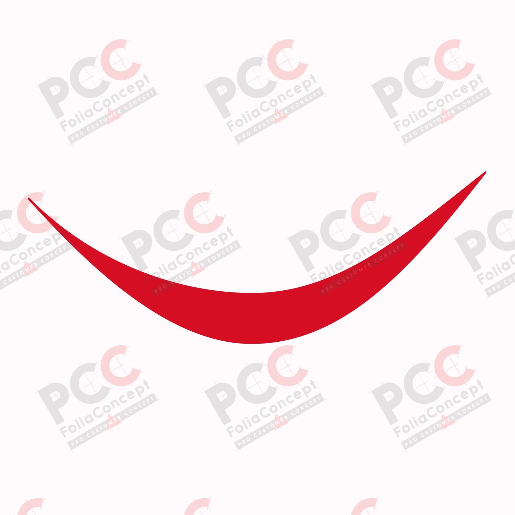 Aufkleber Design Auge C rot rechts