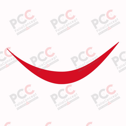 Aufkleber Design Auge C rot rechts