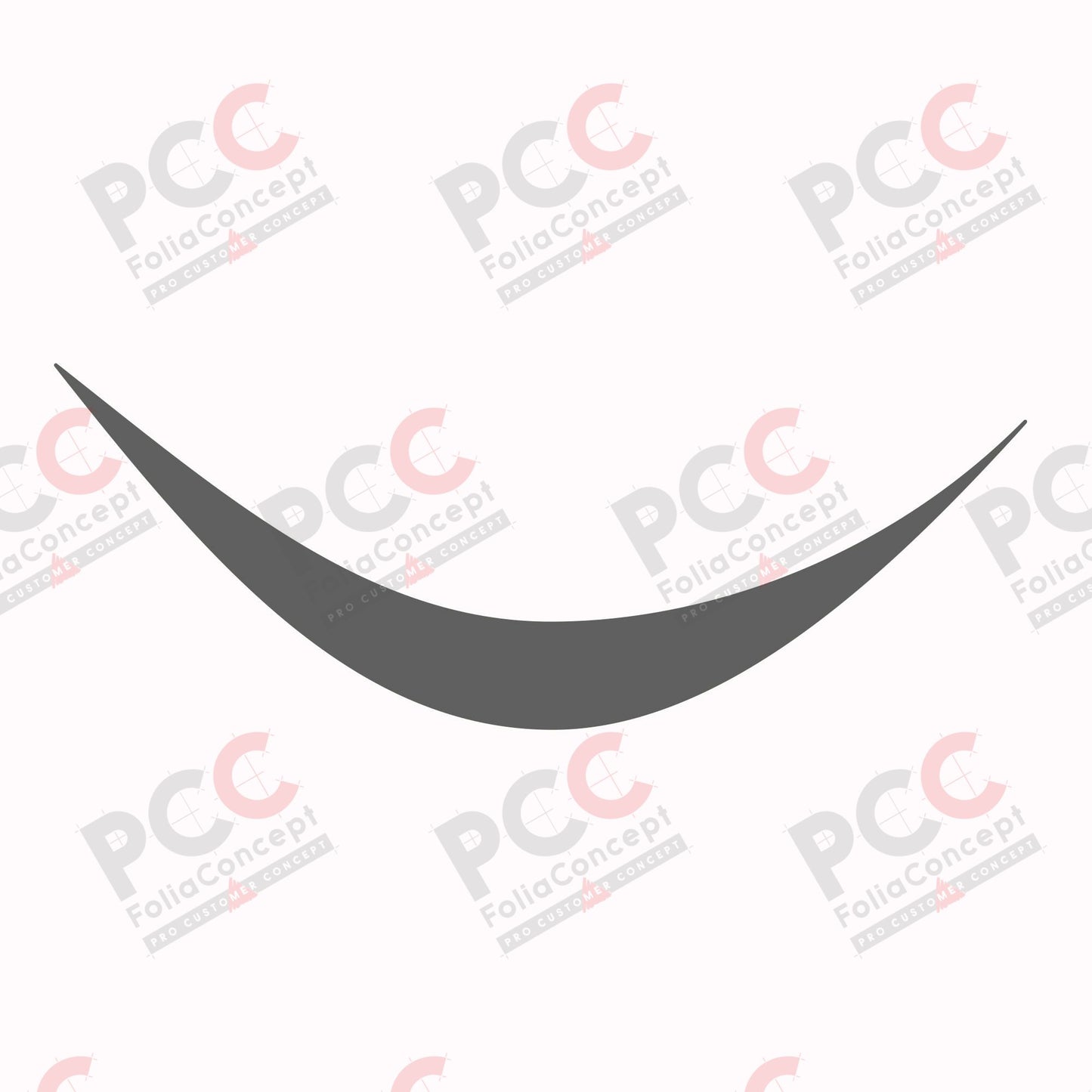 Aufkleber Design Auge C grau links