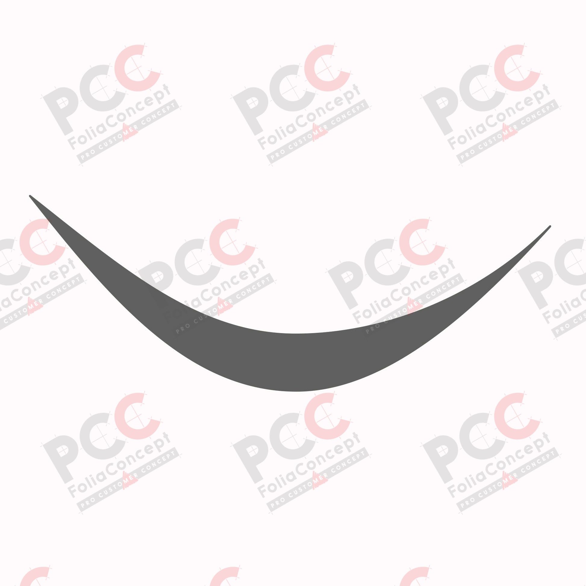 Aufkleber Design Auge C grau links