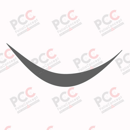 Aufkleber Design Auge C grau links