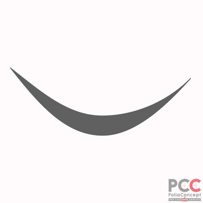 Aufkleber Design Auge C grau links