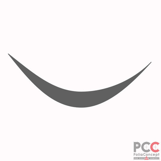 Aufkleber Design Auge C grau links