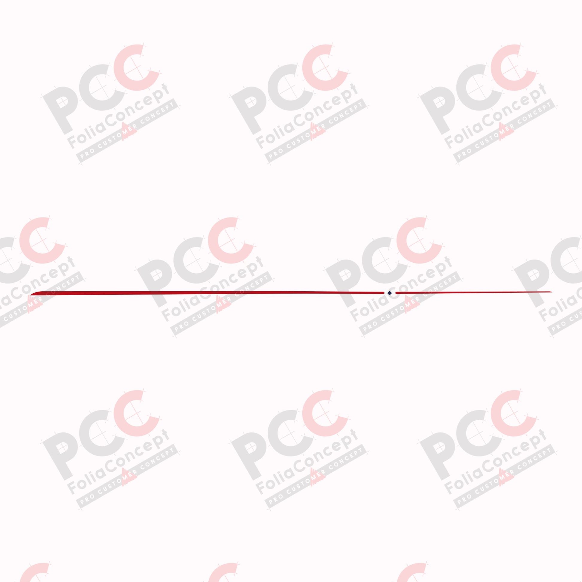 Aufkleber Design Pfeil AK 615 rot/blau links