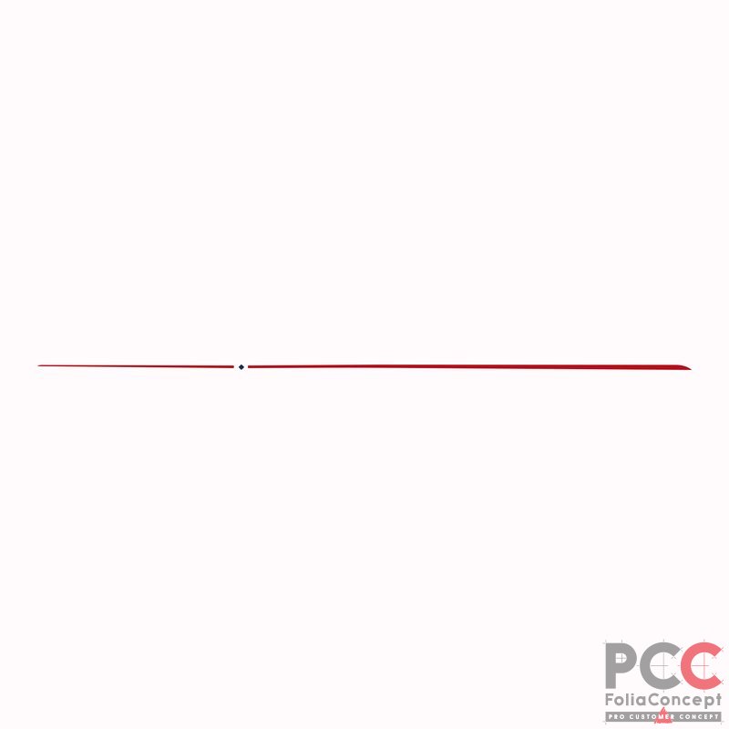 Aufkleber Design Pfeil AK 615 rot/blau rechts