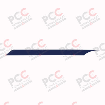 Aufkleber Dach/Haube AK Fiat blau links