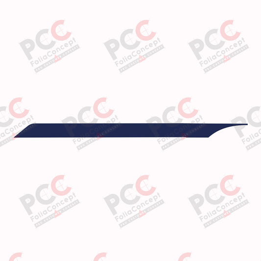 Aufkleber Dach/Haube AK Fiat blau links
