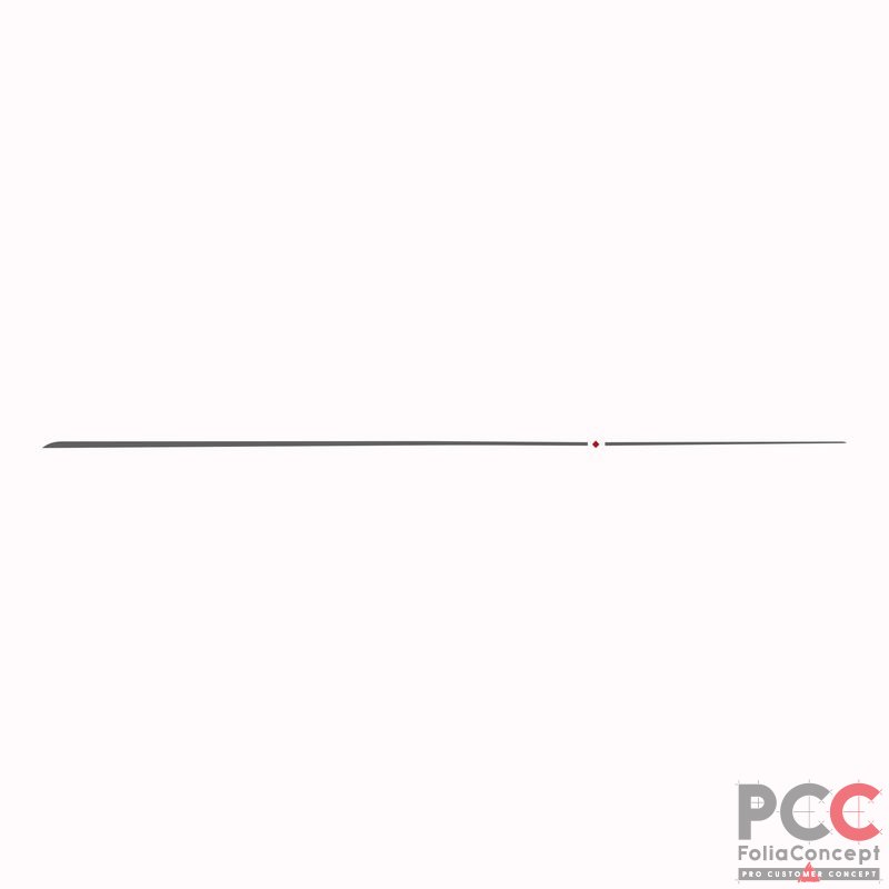 Aufkleber Design Pfeil grau/rot - links