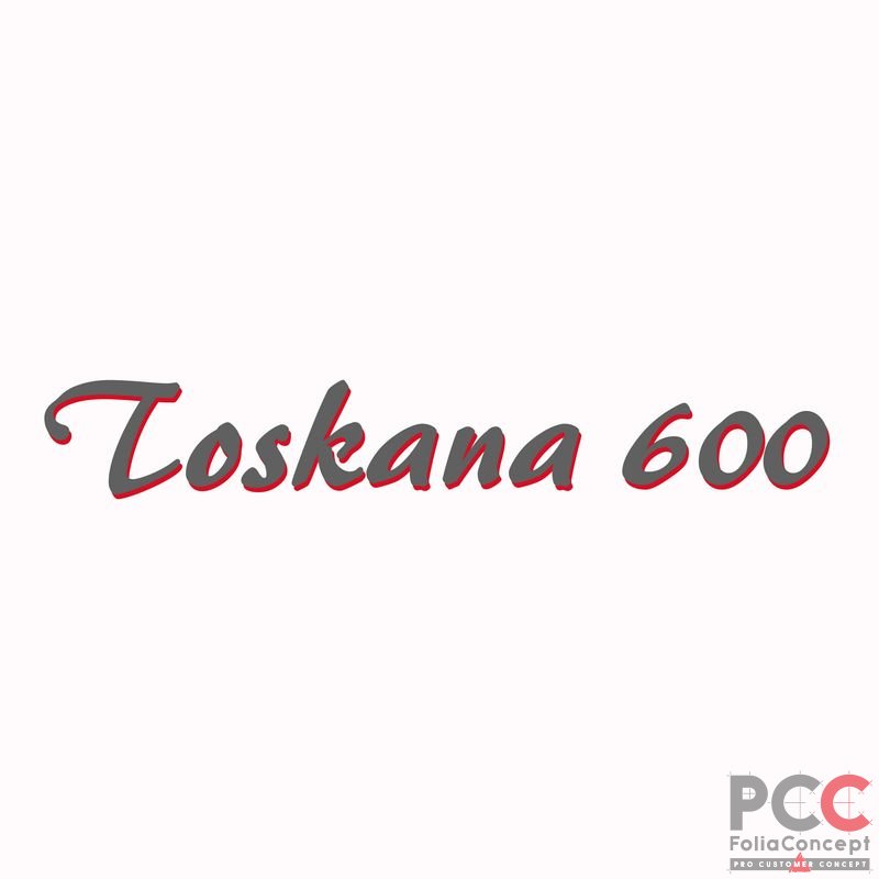 SZ Toskana 600 grau/rot