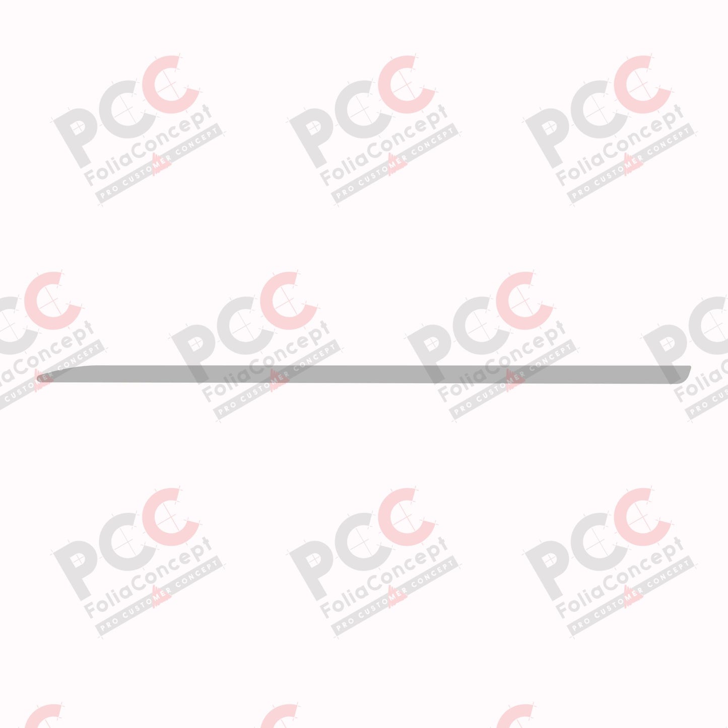 Chromstreifen 16x560mm spitz ausl. FS