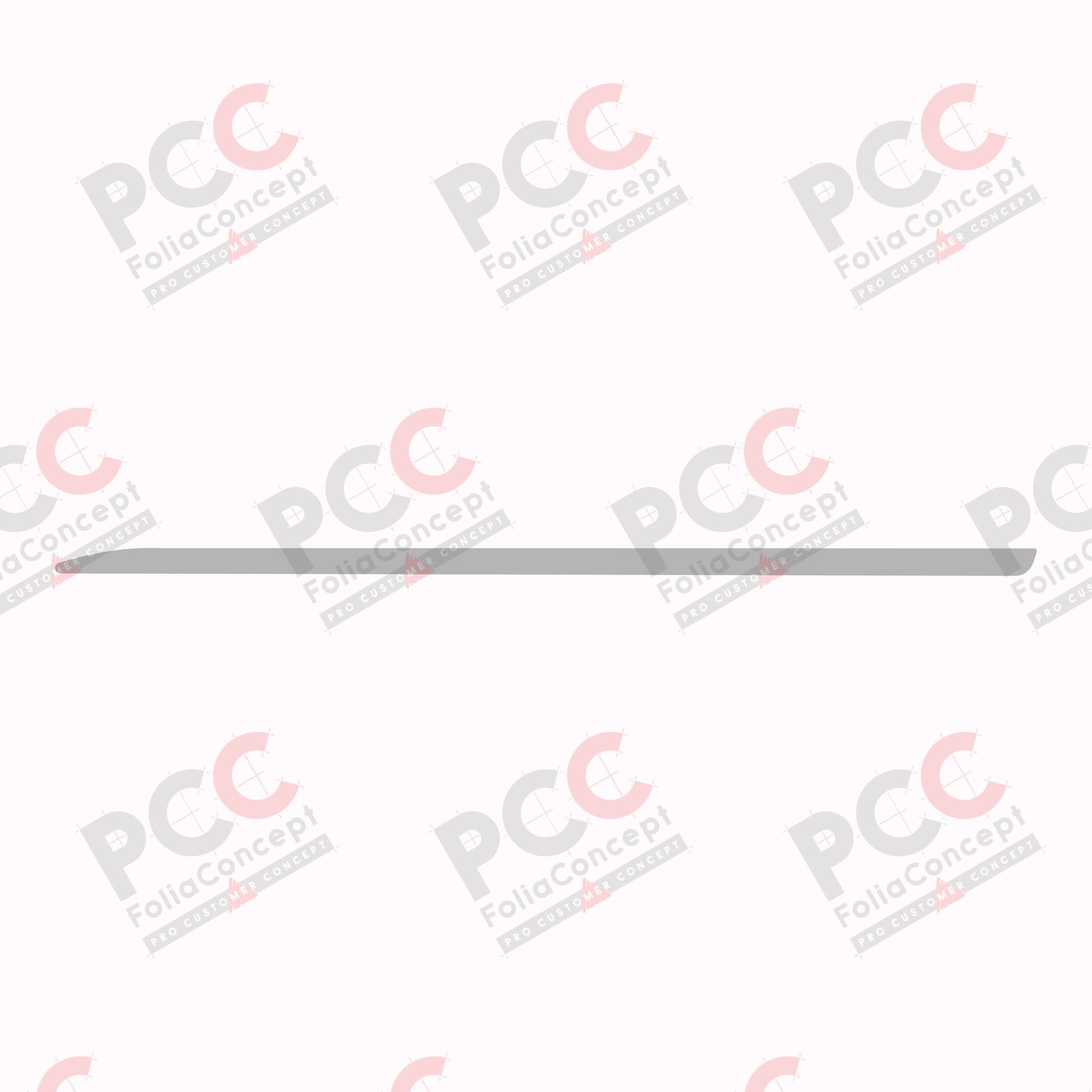 Chromstreifen 16x560mm spitz ausl. FS