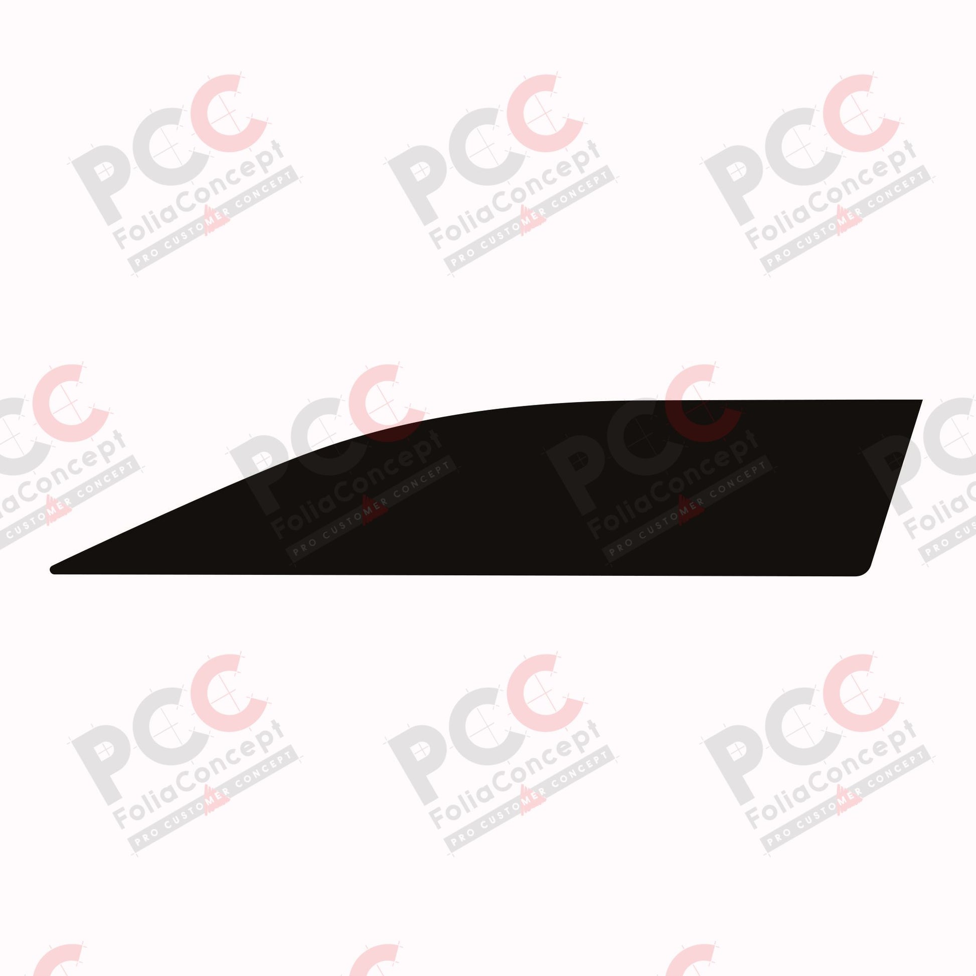 Aufkleber Renault/Fiat B-Säule links oben schwarz