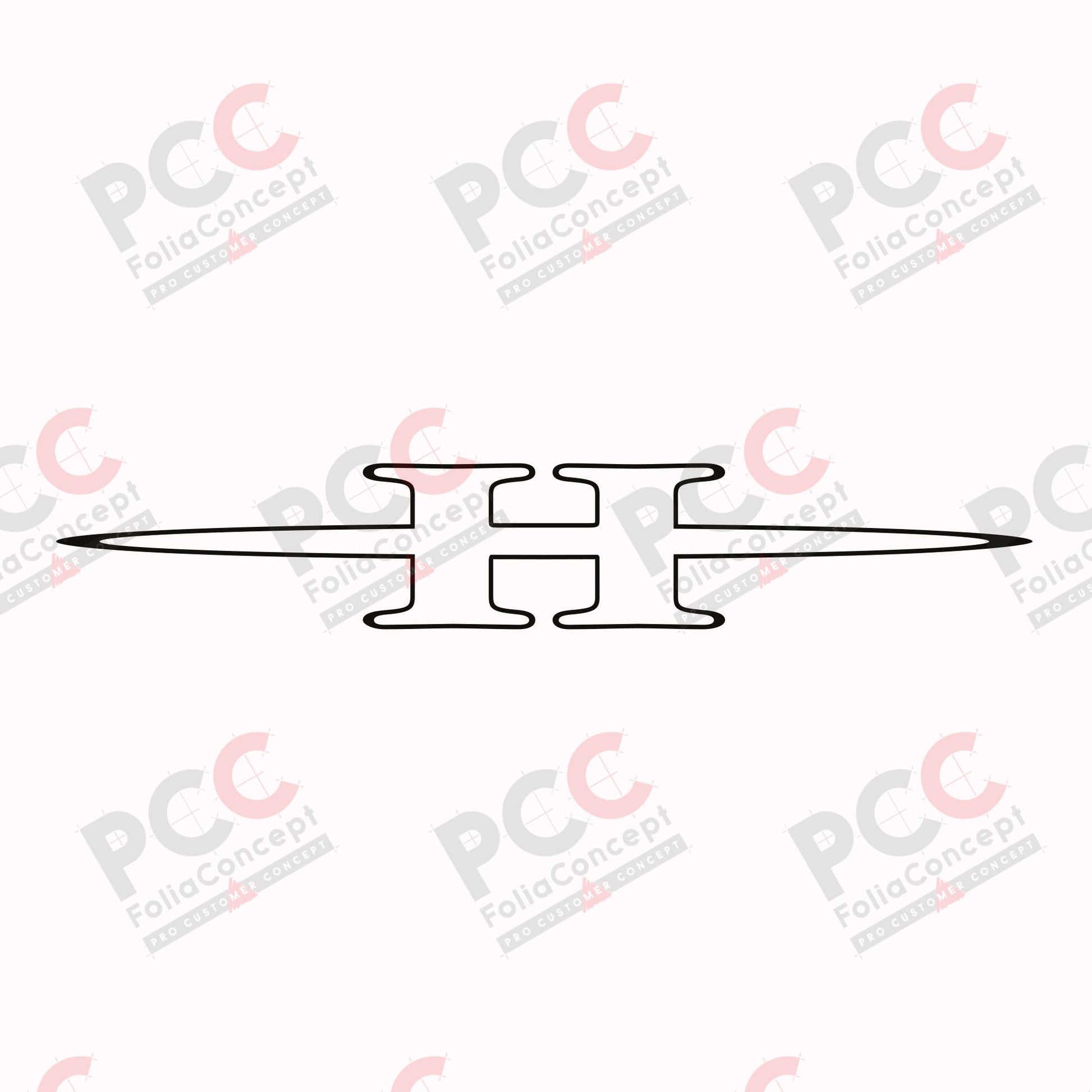 Hobby Wohnwagen Seitenemblem - H - 980x167mm - 2700450014
