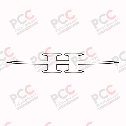 Hobby Wohnwagen Seitenemblem - H - 980x167mm - 2700450014