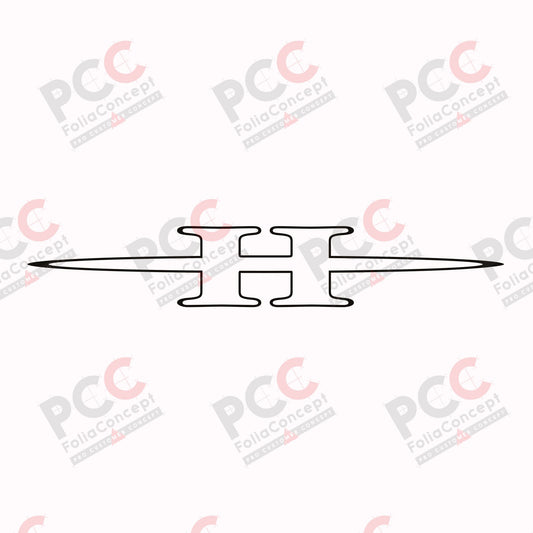 Hobby Wohnwagen Seitenemblem - H - 980x167mm - 2700450014