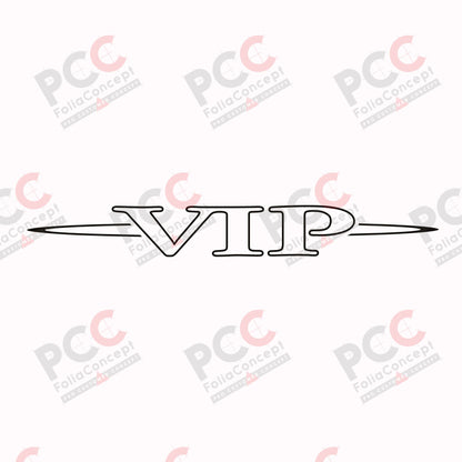 Aufkleber Seitenemblem - VIP -