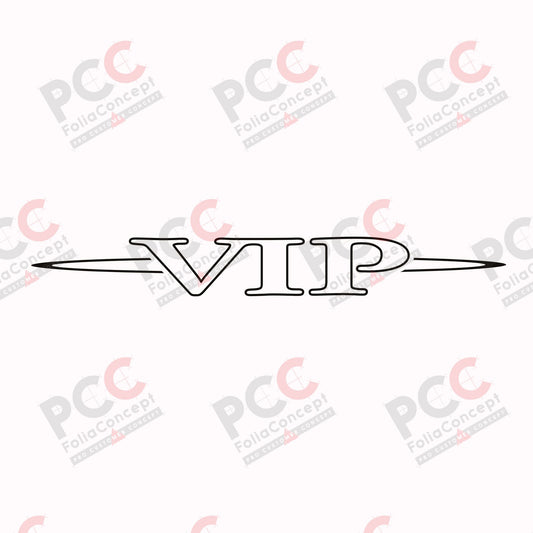 Aufkleber Seitenemblem - VIP -