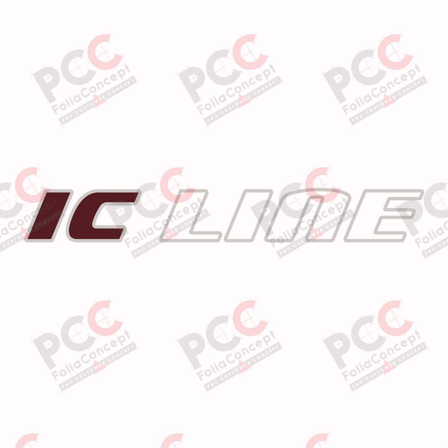 Domingaufkleber IC Line - Bug