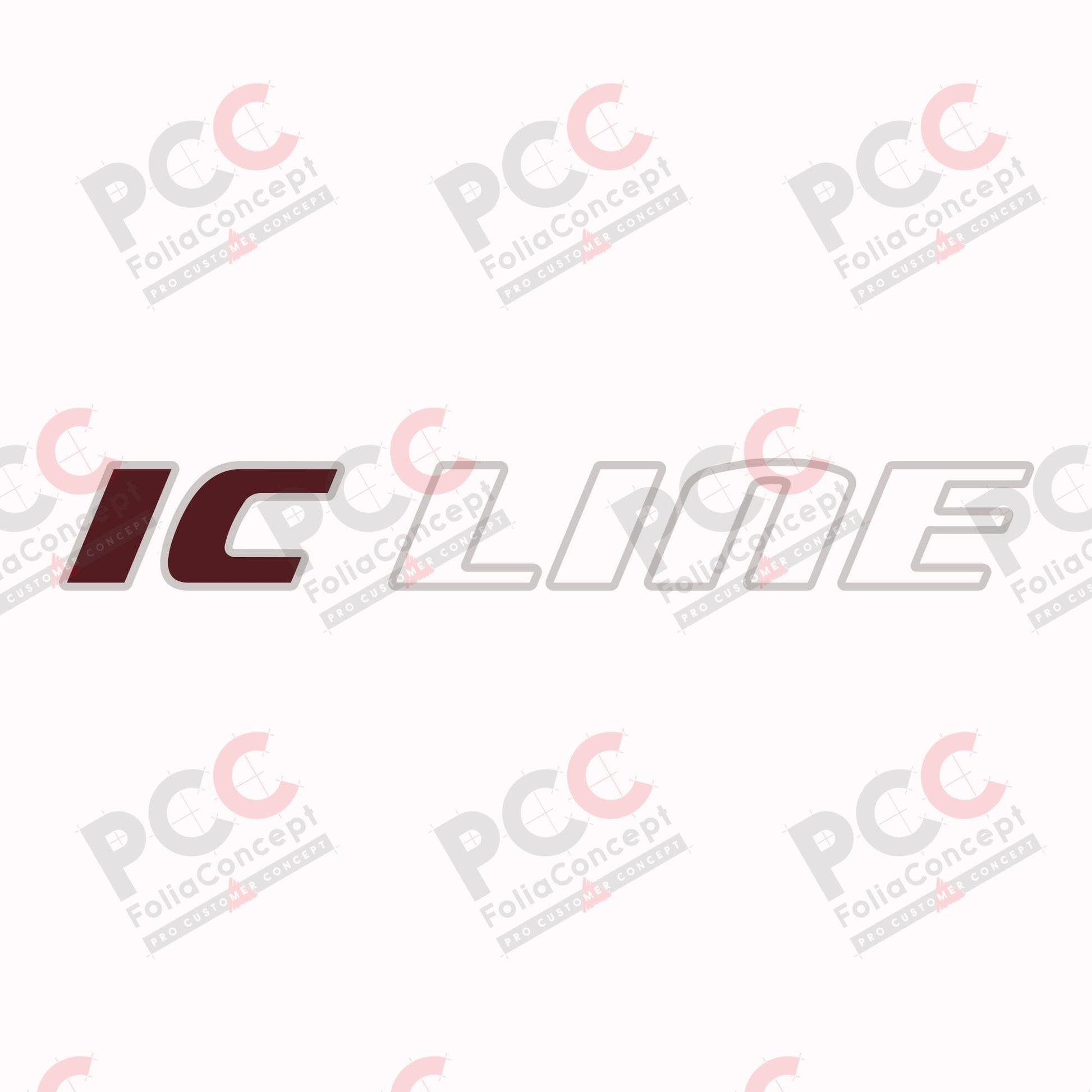 Domingaufkleber IC Line - Bug