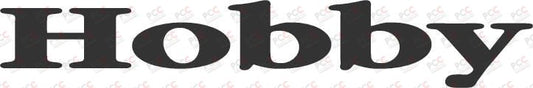 Doming Hobby Frontlogo antharzit