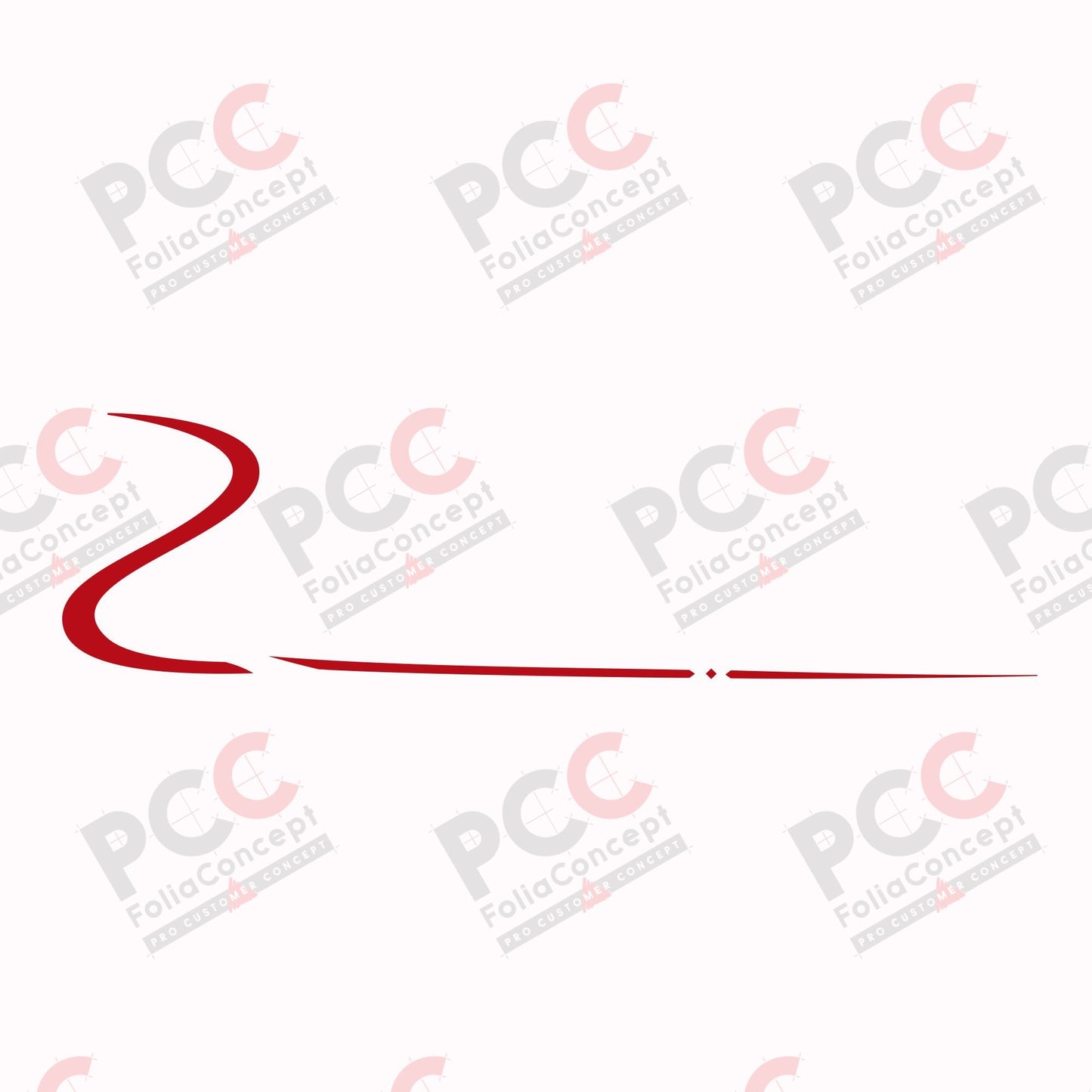 Aufkleber Sphinx DS Street 725 rot 2tlg.-Teil 3 R