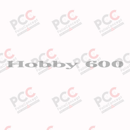 Hobby Schriftzug 600 silber Länge: 1300