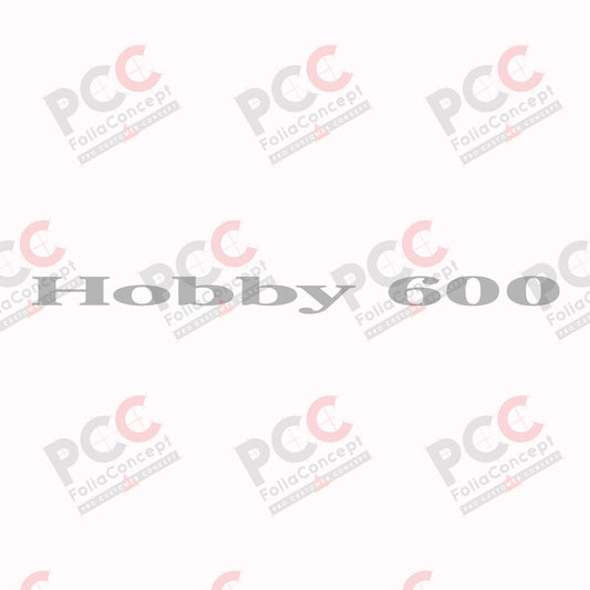 Hobby Schriftzug 600 silber Länge: 1300