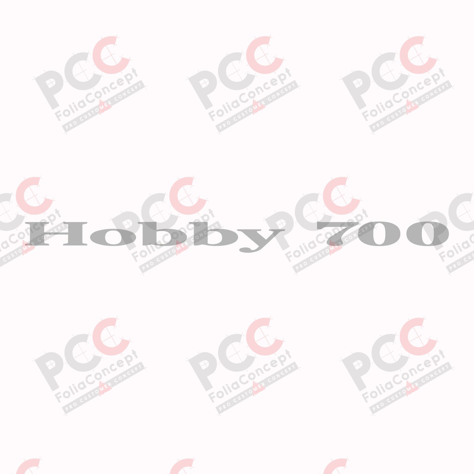 Hobby Schriftzug 700 silber Länge: 1300