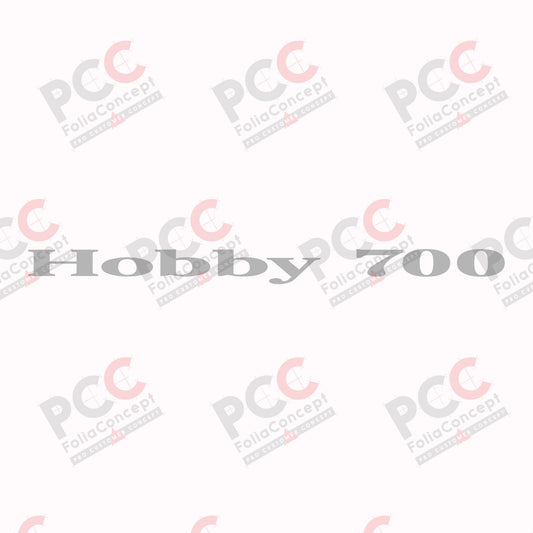 Hobby Schriftzug 700 silber Länge: 1300
