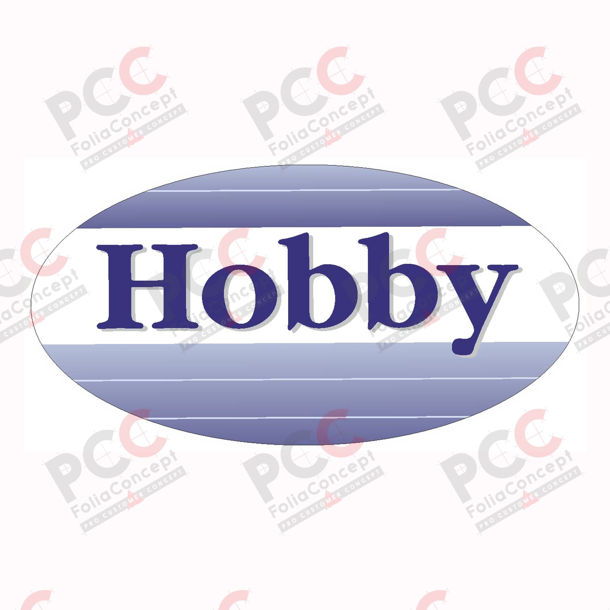 Hobby - Logo Heckaufkleber