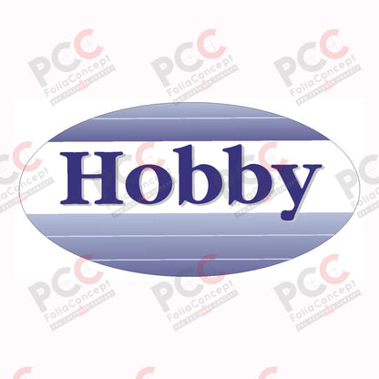 Hobby - Logo Heckaufkleber