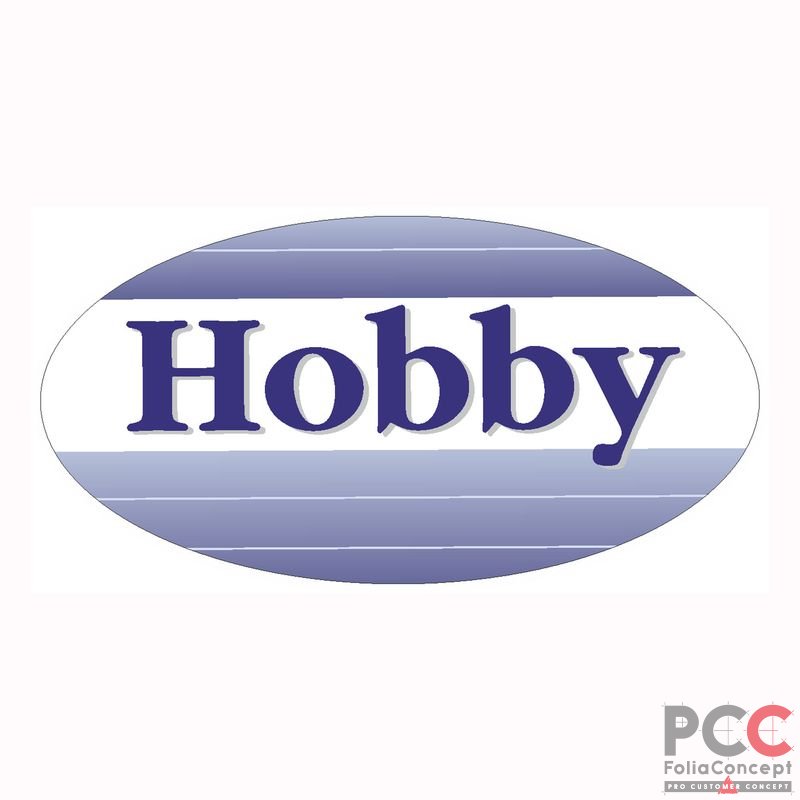 Hobby - Logo Heckaufkleber
