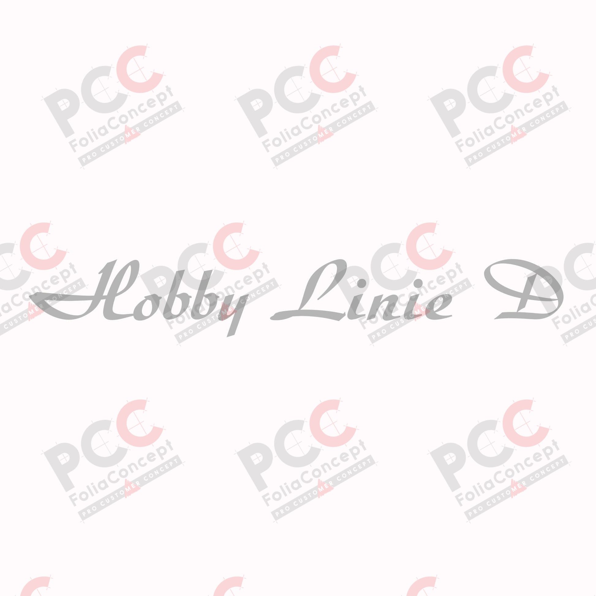 Glasdekor-Spiegelbeschr. Hobby - Line D -