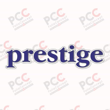 Schriftzug - prestige -