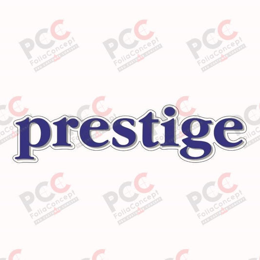 Schriftzug - prestige -