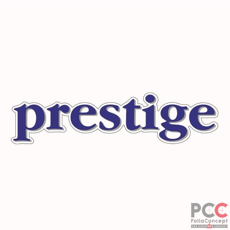 Schriftzug - prestige -