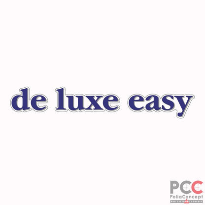 Schriftzug - de luxe easy -