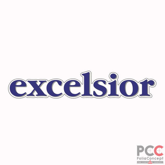 Schriftzug - excelsior -