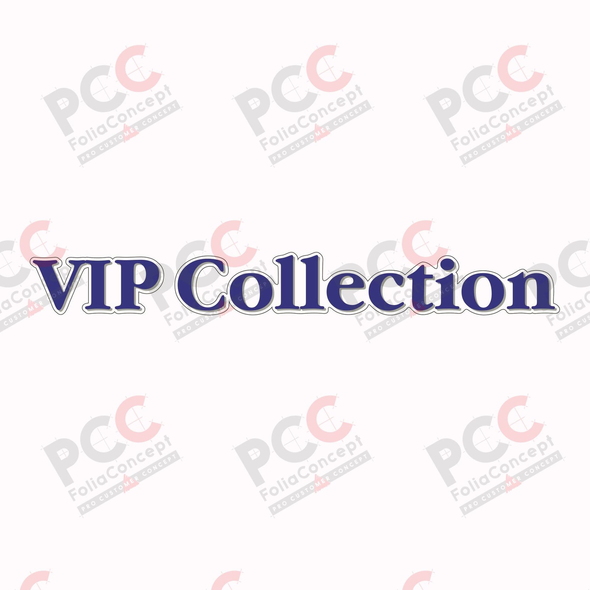 Schriftzug - VIP Collection -