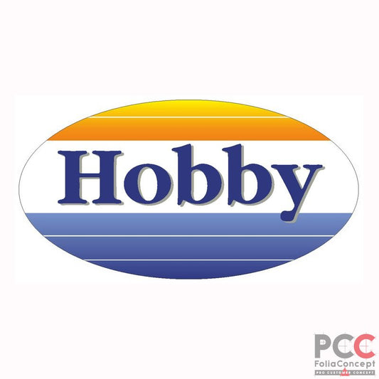 Hobby Wohnwagen Logo Bugaufkleber 2007 transparent, 4/c. - 2700510007