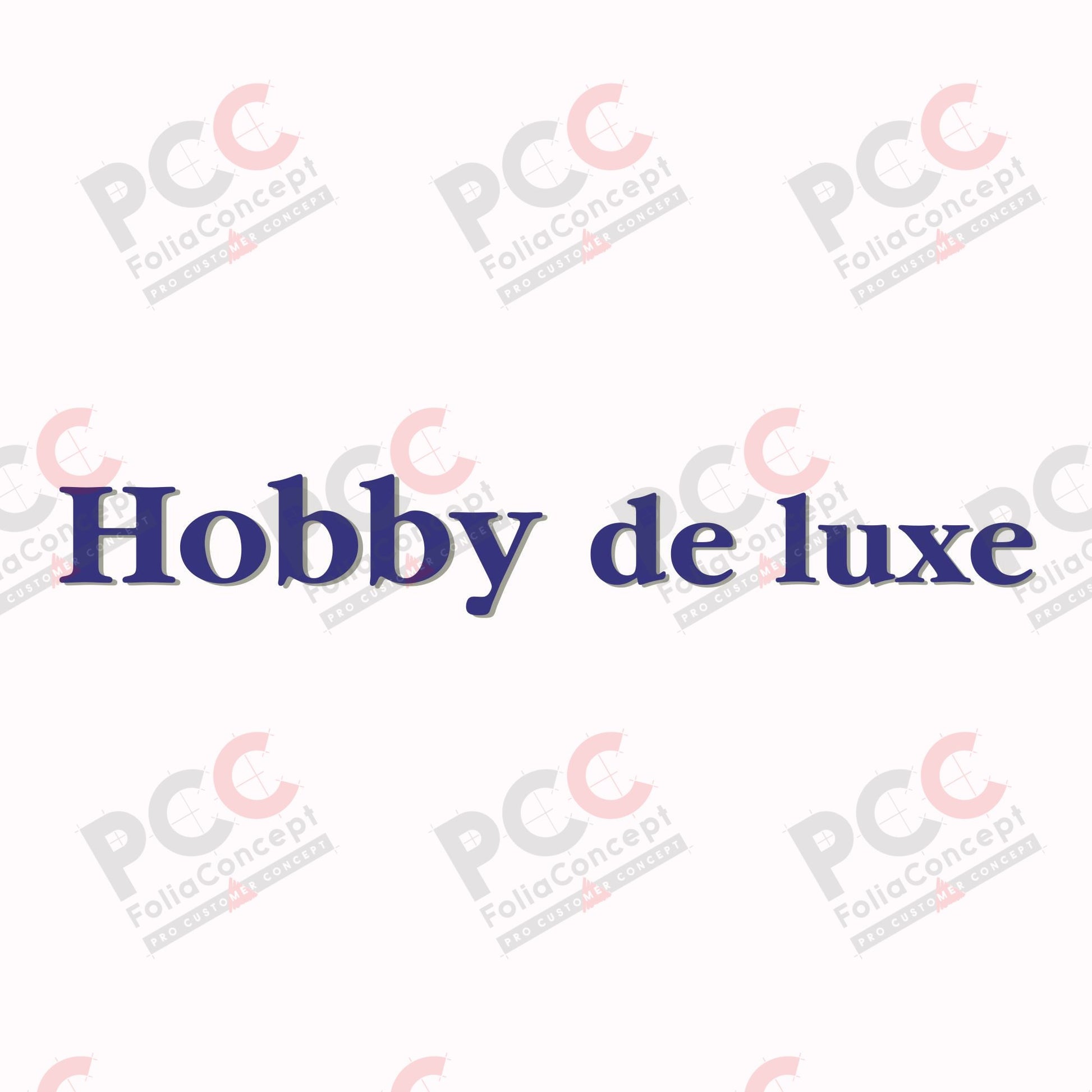 Hobby Wohnwagen Schriftzug - Hobby de luxe - 2700350007