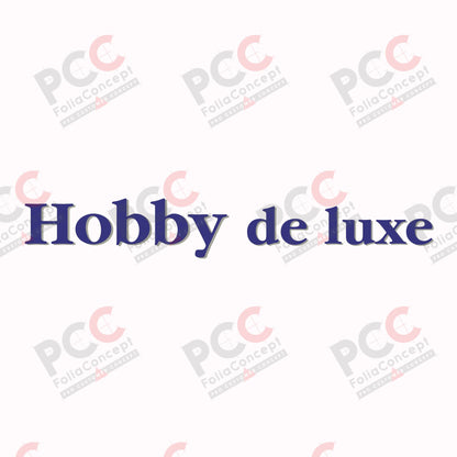 Hobby Wohnwagen Schriftzug - Hobby de luxe - 2700350007