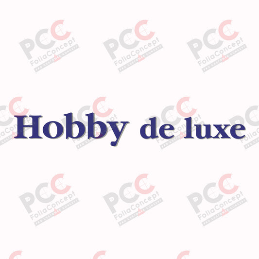Hobby Wohnwagen Schriftzug - Hobby de luxe - 2700350007