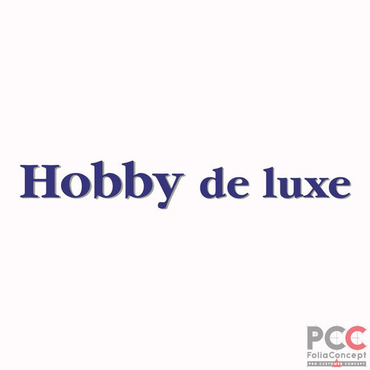 Hobby Wohnwagen Schriftzug - Hobby de luxe - 2700350007