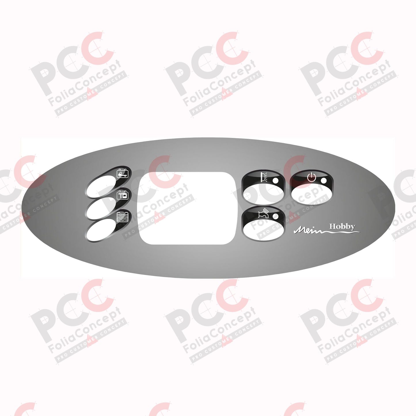 Aufkleber Hobby-Control-Panel-PC-100-Fiat