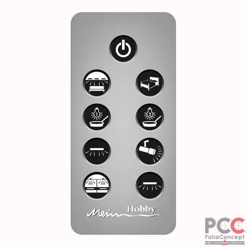 Aufkleber Lichtpanel Ford Excl. mit Vorzeltleuchte