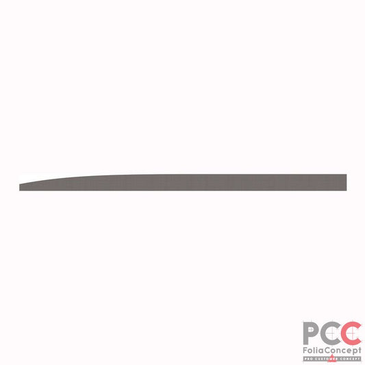 Aufkleber Bauchbinde 4550mm carbon links
